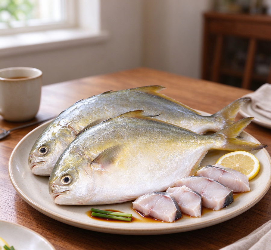 Golden Pomfret: Fresh, Flavorful, and Versatile Delight